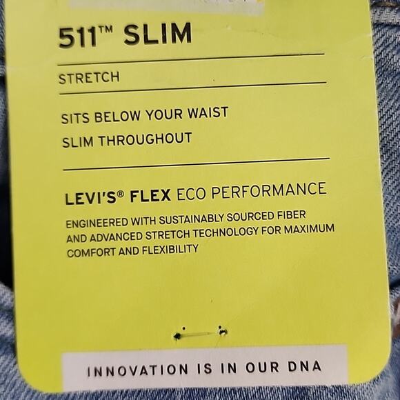 Levi's 511 Slim Jeans, 28x30, NWT - Picture 5 of 10